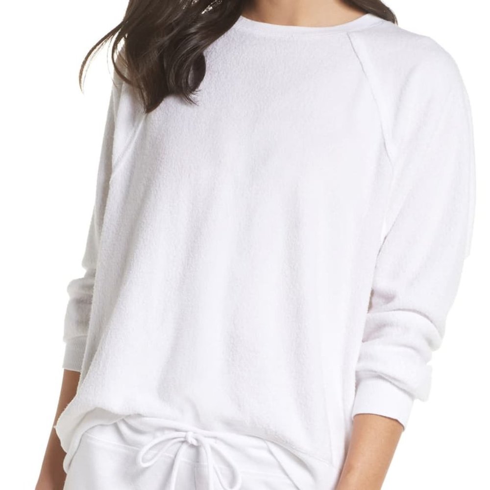 Something Navy Soft Fleece Pullover Sweatshirt - image 1